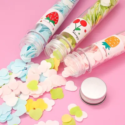 Portable Mini Flower Paper Soap 